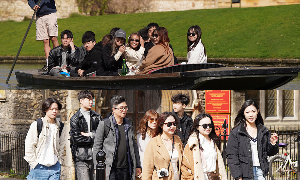 Cambridge Walking & Punting Tour Package
